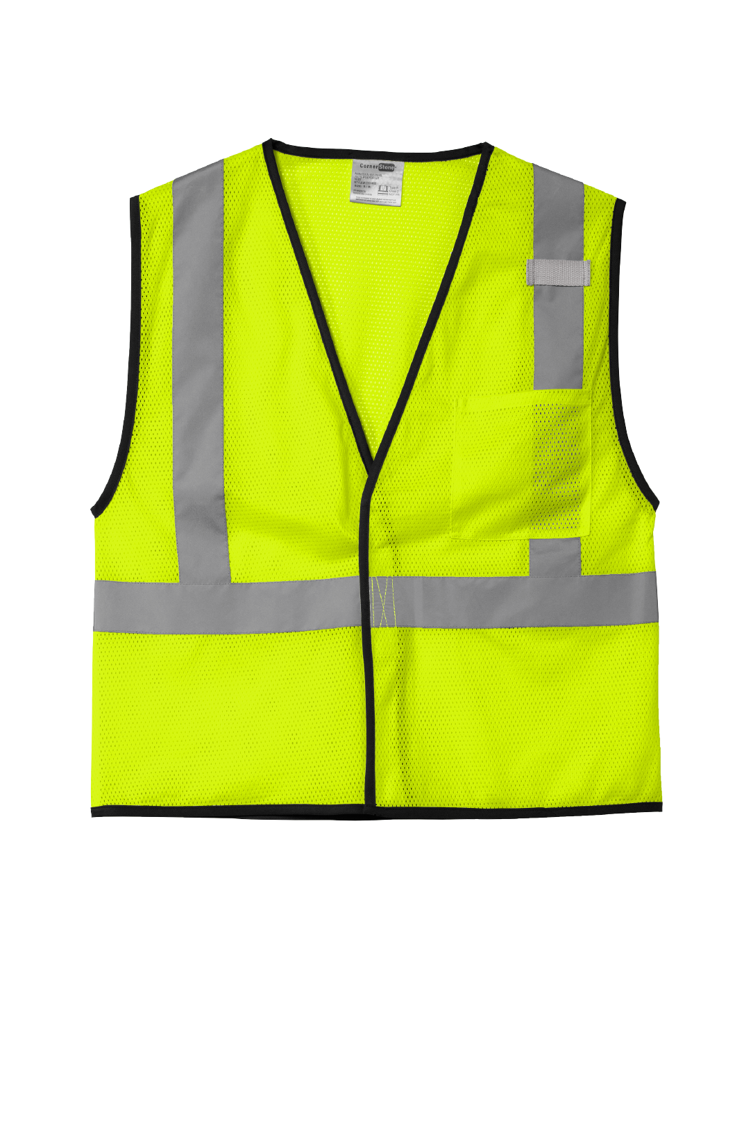 CornerStone ® ANSI 107 Class 2 Mesh One-Pocket Vest